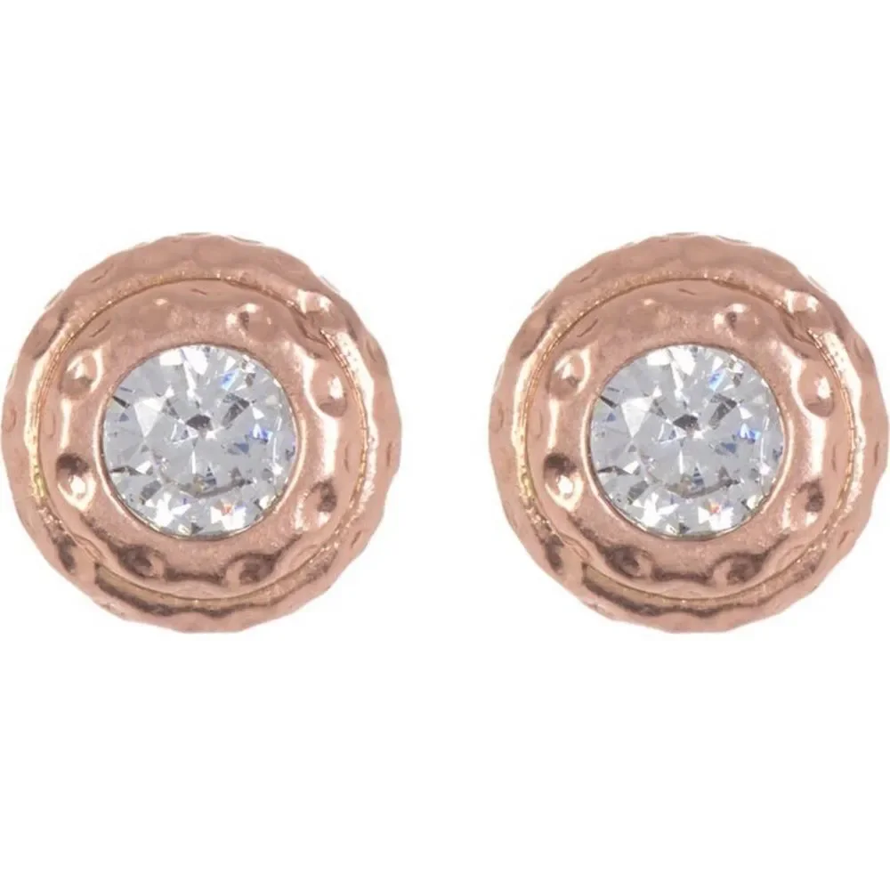 NWT KATE SPADE | Round studs rose gold I